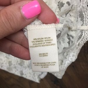 Free People Tops - Free People cream lace long sleeve top Free People Tops - Free People cream lace long sleeve top